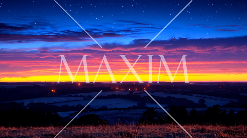 スターリーナイト：田園の夕焼け（朝焼け）