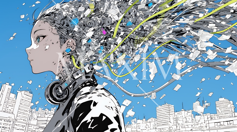 ビッグデータとAI：データ解析による洞察とデータセンターの役割のイメージ