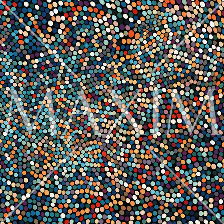 両目で見つめると立体的に見えてくるランダムドットステレオグラム（RDSG）背景画像：精緻CG画像