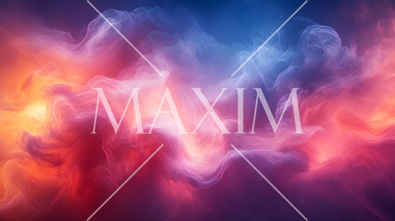 青い煙のイメージの背景