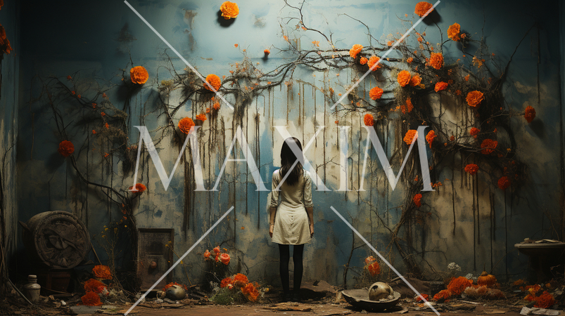 ロサリンドの庭：壁の亀裂から出てきた少女？怖い、ホラーだね。