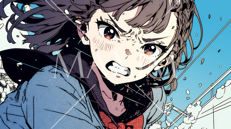 「バカ言ってんじゃないよ」と激怒している女子高生