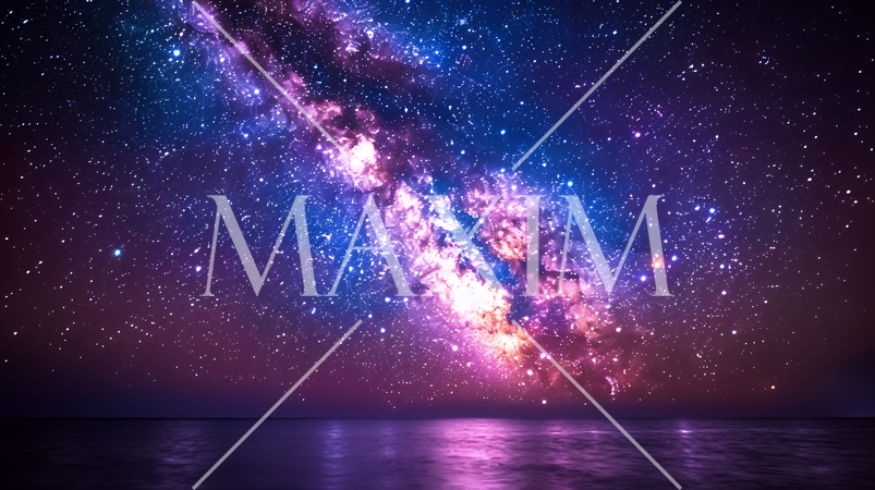 スターリーナイト：夜の水面に映る天の川