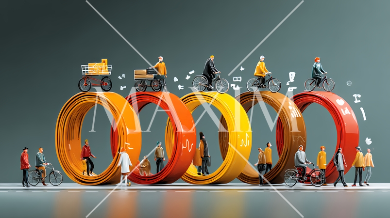 PDCA：「Plan（計画）」「Do（実行）」「Check（評価）」「Action（改善）」のイメー