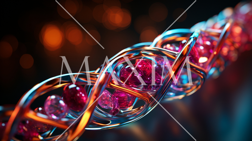 色とりどりのガラスが螺旋状にからまっている背景イメージ