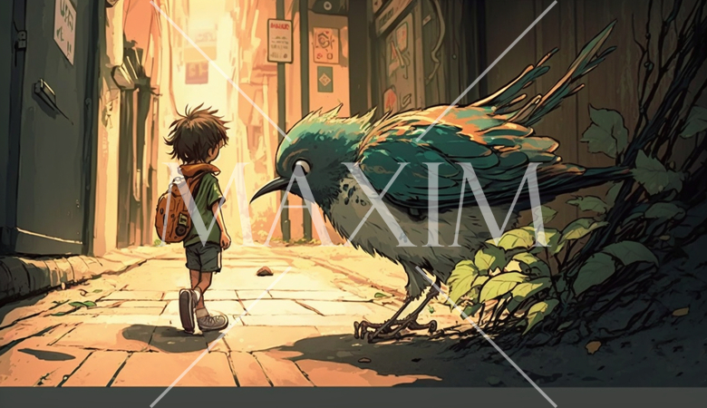 足もとから鳥が立つ：鳥が目の前から飛び立つより、自分の背丈よりも大きい鳥が立ち上がった方がびっくり。