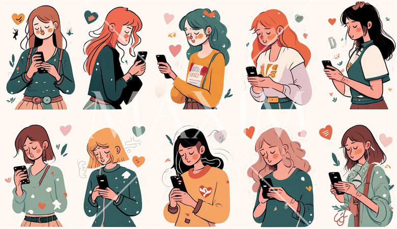 遠距離恋愛（ほんとう？）の女性たち：毎日ビデオメッセージしている