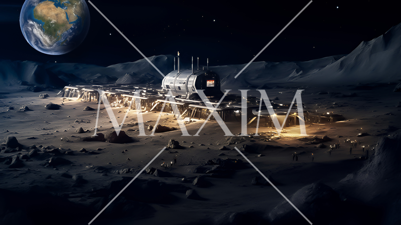 月面基地：精緻CG
