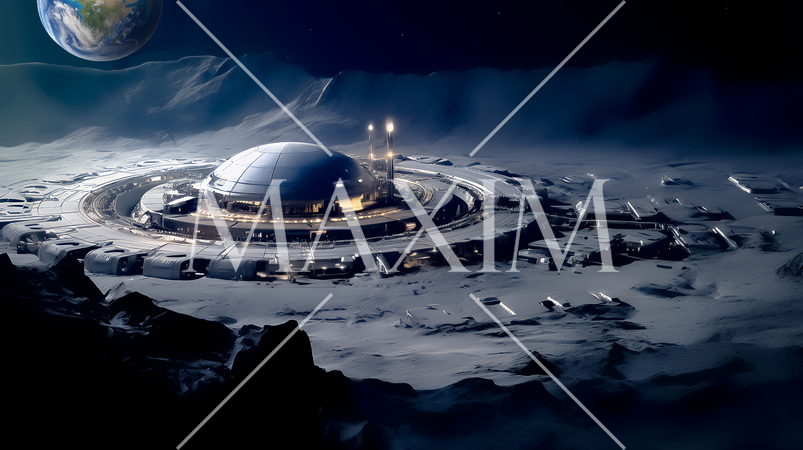 月面基地：精緻CG