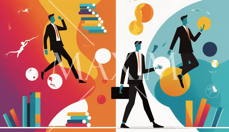 仕事のストレスとバランス：ストレスを感じるビジネスパーソン、ワークライフバランスの取り方。