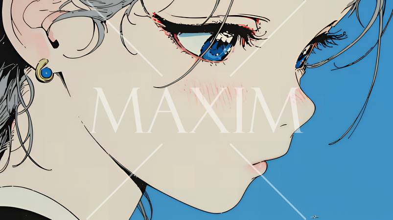 輝く瞳で見つめる好奇心旺盛な若い女性