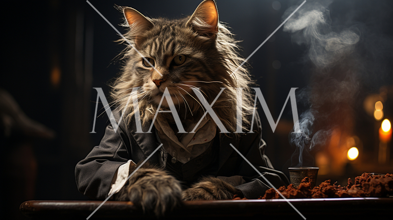 ボス猫：飼い主をも顎で使いそうなほど貫禄のある猫。