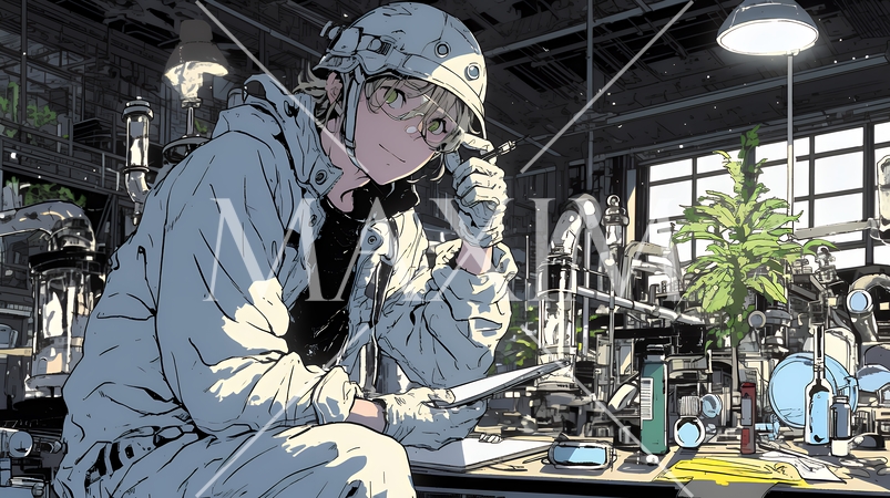 設備点検をする作業員