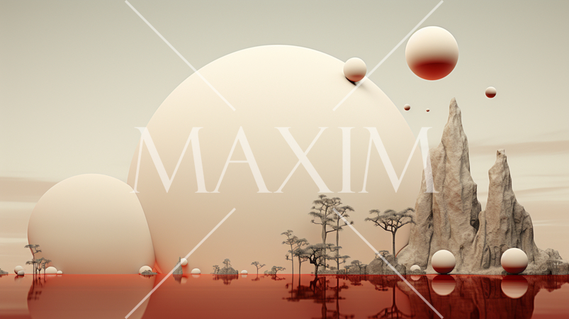 メリークリスマス：ミニマルアート（Minimalism）的表現の背景画像