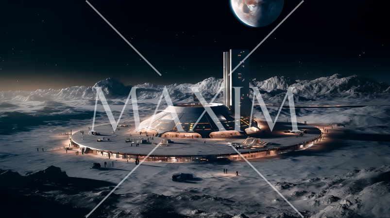 月面基地：精緻CG
