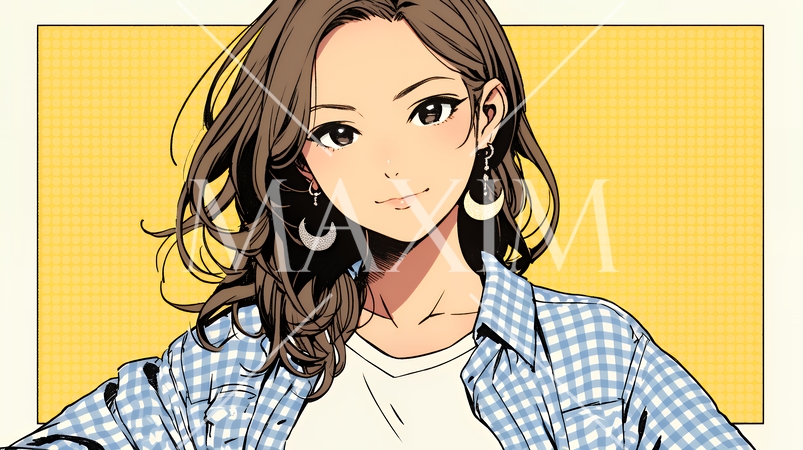 得意げな表情を浮かべている若い女性