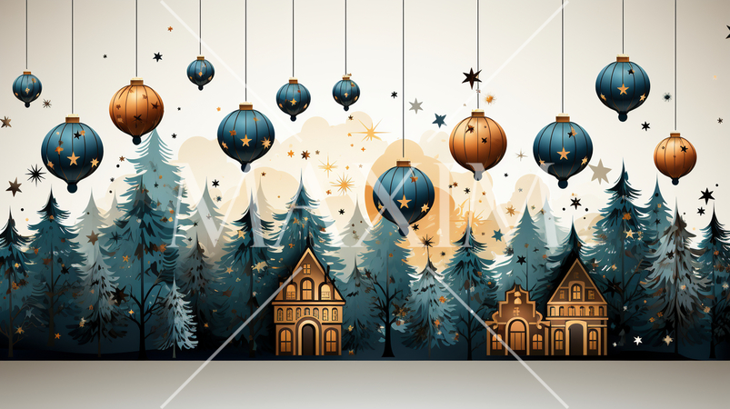 クリスマスを彩るデコレーションライト