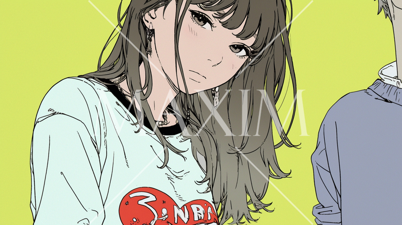 「私の勝手でしょ」と言っている若い女性