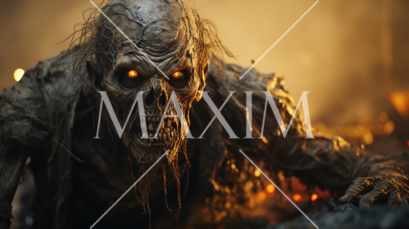 ゾンビの絵：精緻CG