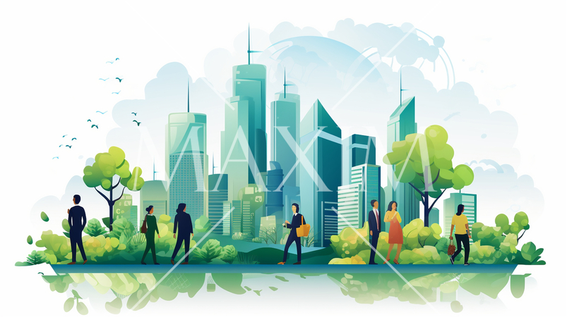 SDGs：企業活動としての環境と持続可能性：持続可能なビジネスプラクティス、環境保護活動。