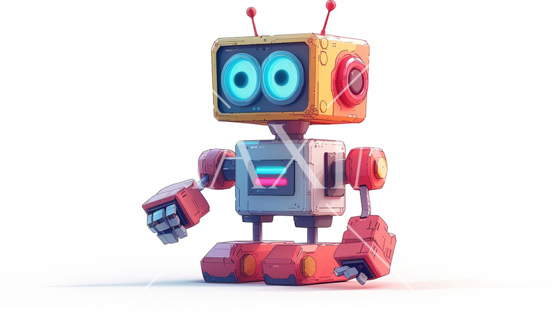 ロボティクスとAI：ロボット工場、人工知能の開発。