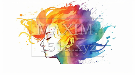 LGBT：人物を使ったイメージの水彩画（イラストID:3991727-18408）