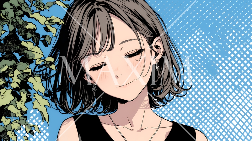 気恥ずかしそうに頭をかき、ごまかすような仕草を見せる若い女性