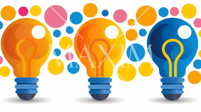 記憶の鮮明さを電球の色で表現