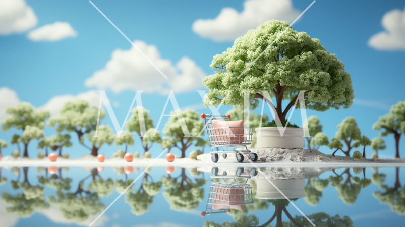 公園の風景イメージのコピースペースのある背景画像