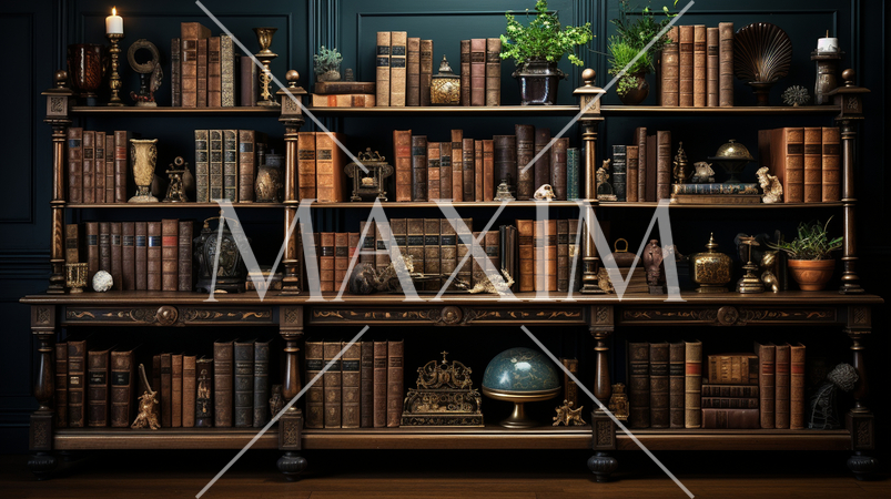 書籍がぎっしり詰まった本棚