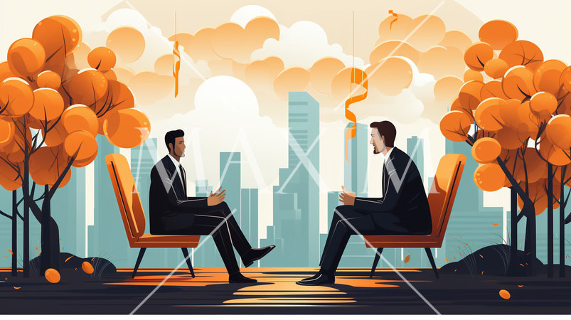 ビジネス投資：投資家と起業家の交渉、資金調達。