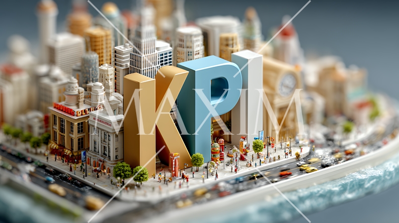 KPI：最終的な目標（KGI）を達成するための「重要業績評価指標」のイメージ