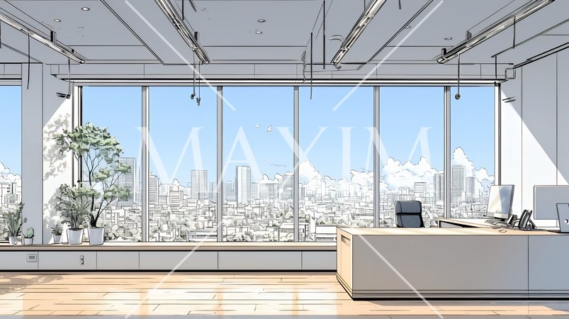 近代的なオフィス空間