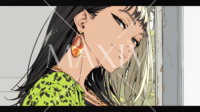 悪巧みをしている女性