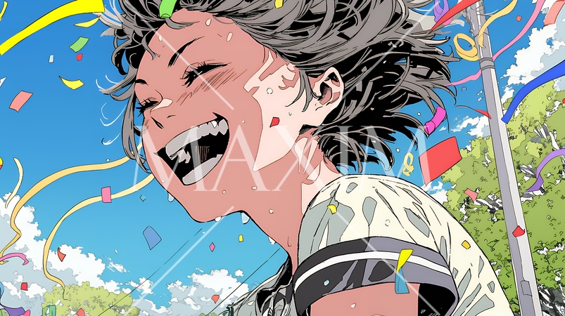 嬉しくて目を開けることができません