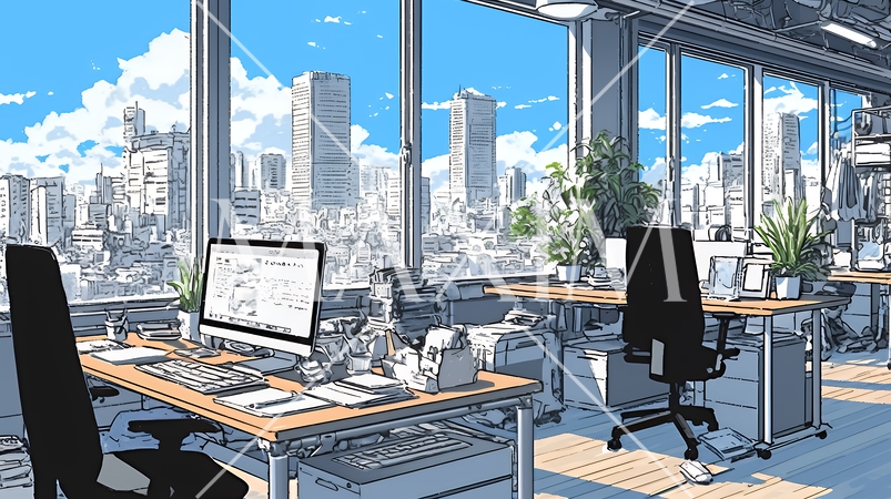 近代的なオフィス空間