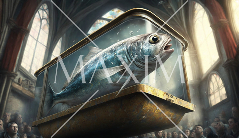 鰯の頭も信心から：何ごとも信じることが大事。実際に鰯を信仰の対象に据えるとかなり不気味な様相。