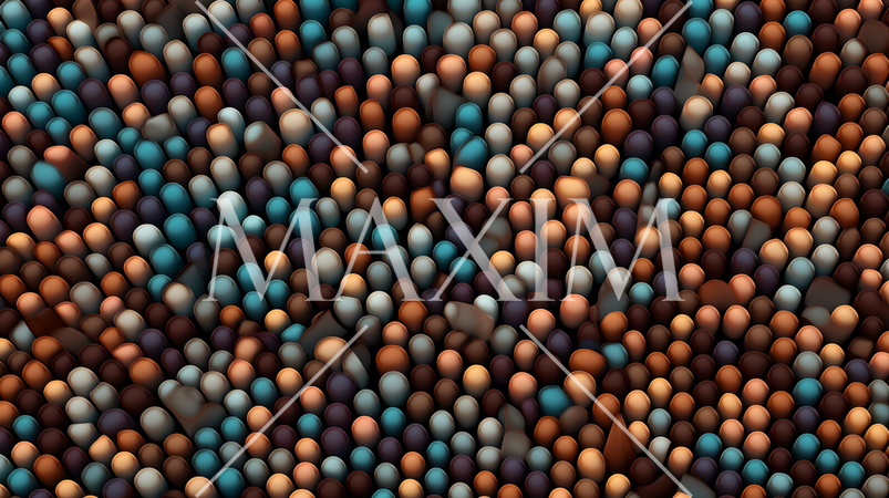 両目で見つめると立体的に見えてくるランダムドットステレオグラム（RDSG）背景画像：精緻CG画像