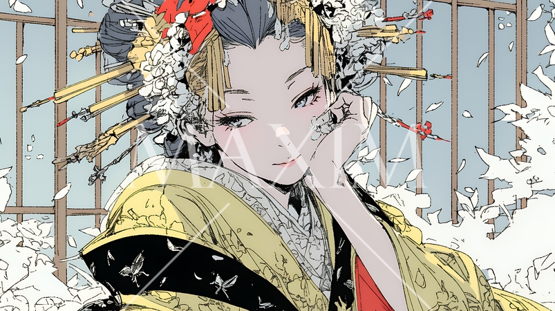 花魁（おいらん）現代風