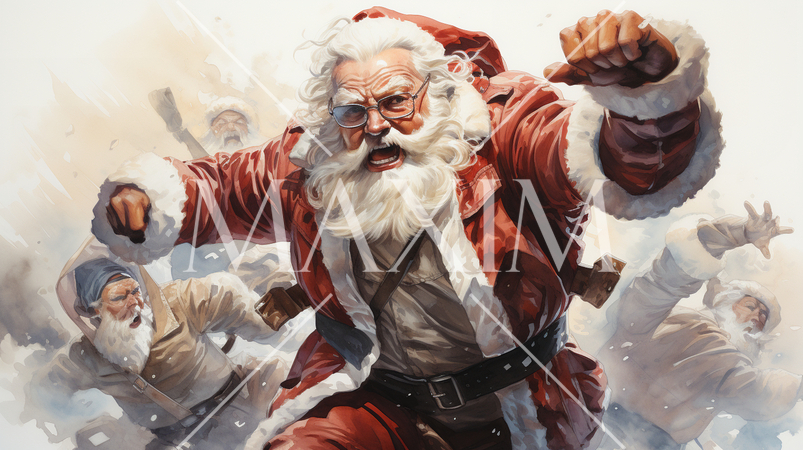 戦うサンタクロース：戦闘モード