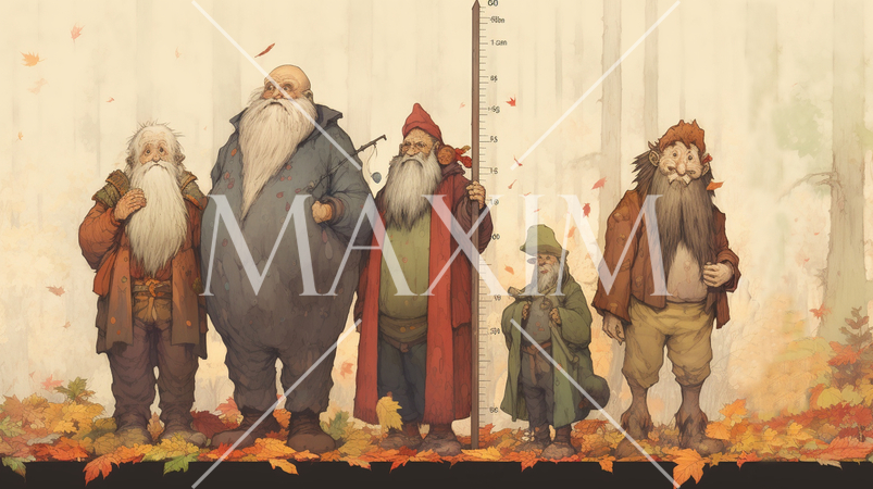 癩の瘡うらみ：白雪姫の「森のこびと」の背比べで表現。差別表現あり、使用の際はコメントの注意を必読。