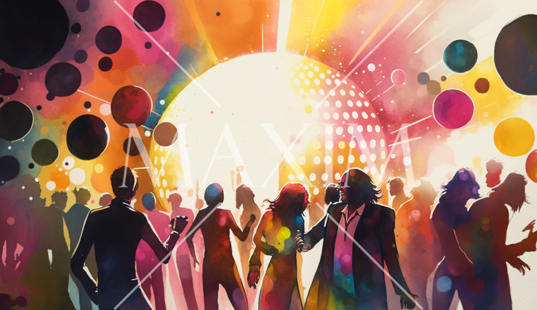 クラブとかディスコで踊りに興じている若者たち