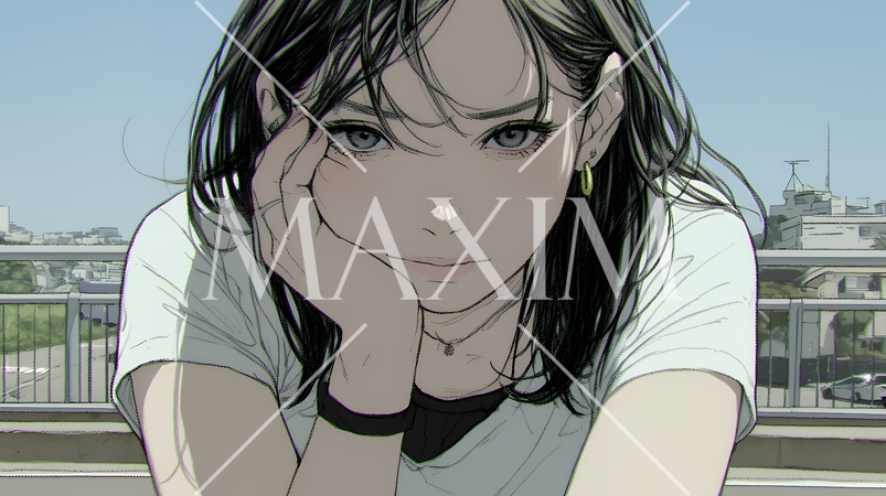 罪悪感に苛まれ、深く反省する若い女性