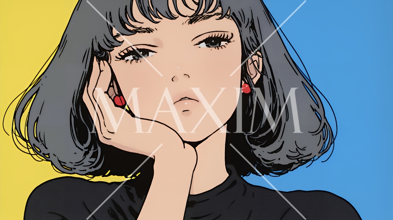 戸惑いの表情の若い女性：困惑した微妙な感情を浮かべた女性