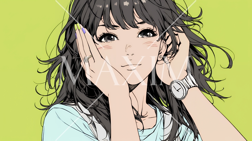 満面の笑みでYesと言っている若い女性