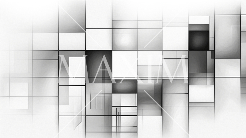 シンプルなグリッド背景: 均等な大きさの四角形のグリッド。色合いはモノトーンとグラデーション。