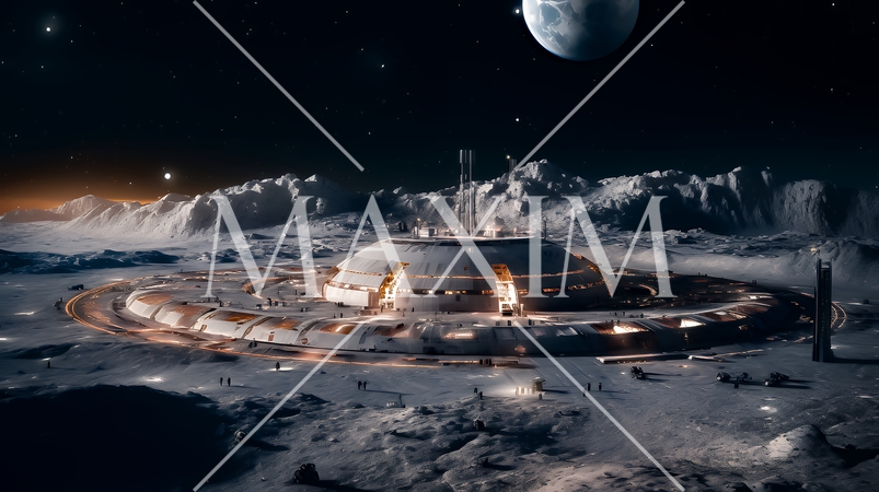 月面基地：精緻CG