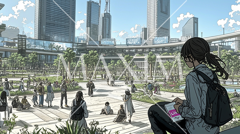 何の不安を抱くことなく平和な都会生活を送っている人々