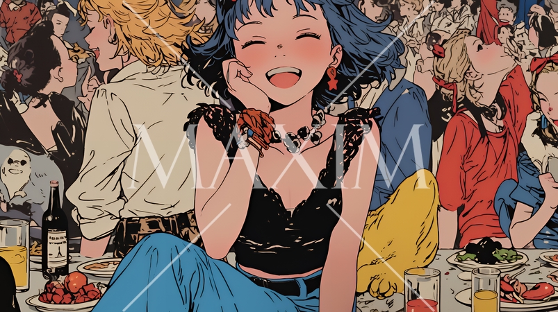 若者たちのクリスマスパーティ