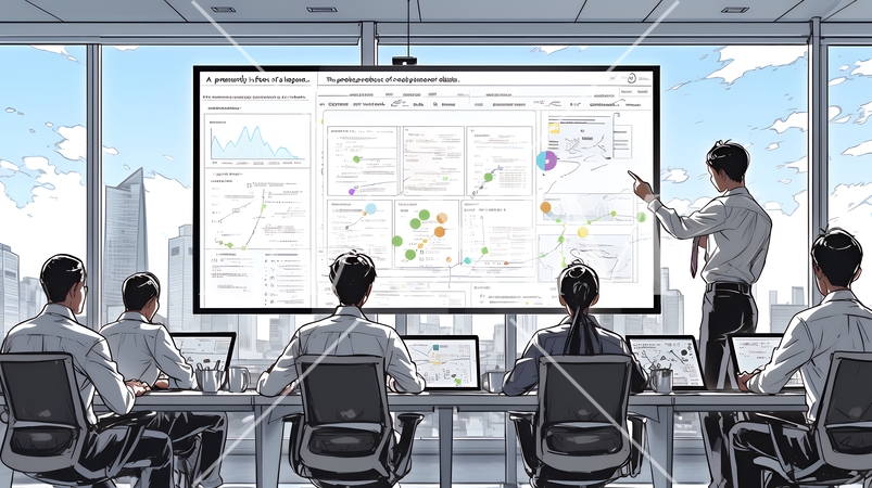 男性講師：ビジネスセミナー／製品説明会／社内研修会
